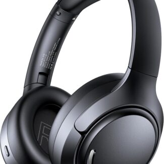 Hybrid Active Noise Cancelling Bluetooth 6.0 Headphones 120H Long Playtime, 6 ENC Mic, Over Ear Headphones Wireless, Hi-Res Audio, Memory Foam Earcup, Transparency Mode ANC Headphone for Travel Office